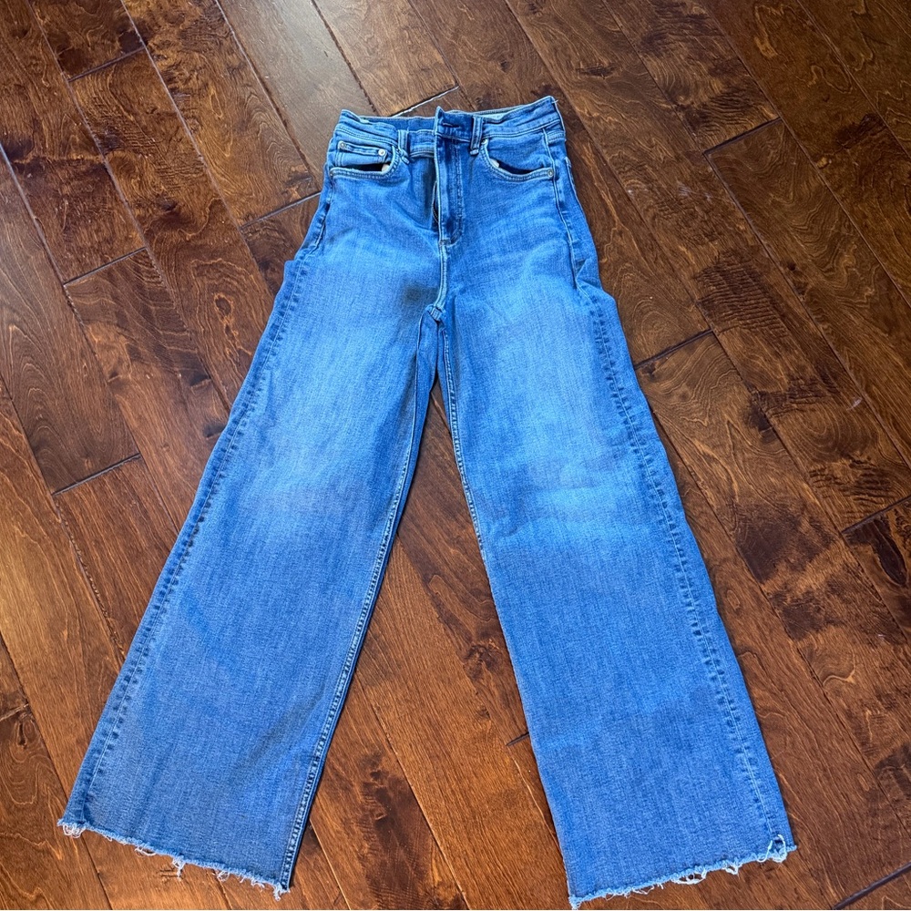 Rag & bone wide leg jeans size 26